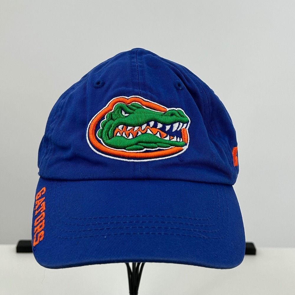 Russell Athletic Florida Gators Hat Blue Adjustable Dad Cap NCAA Baseball Hat